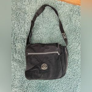 USED Kipling Messenger Bag with Monogram - NO MONKEY